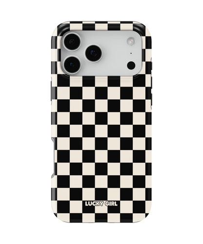 Onyx Checkers II Phone Case