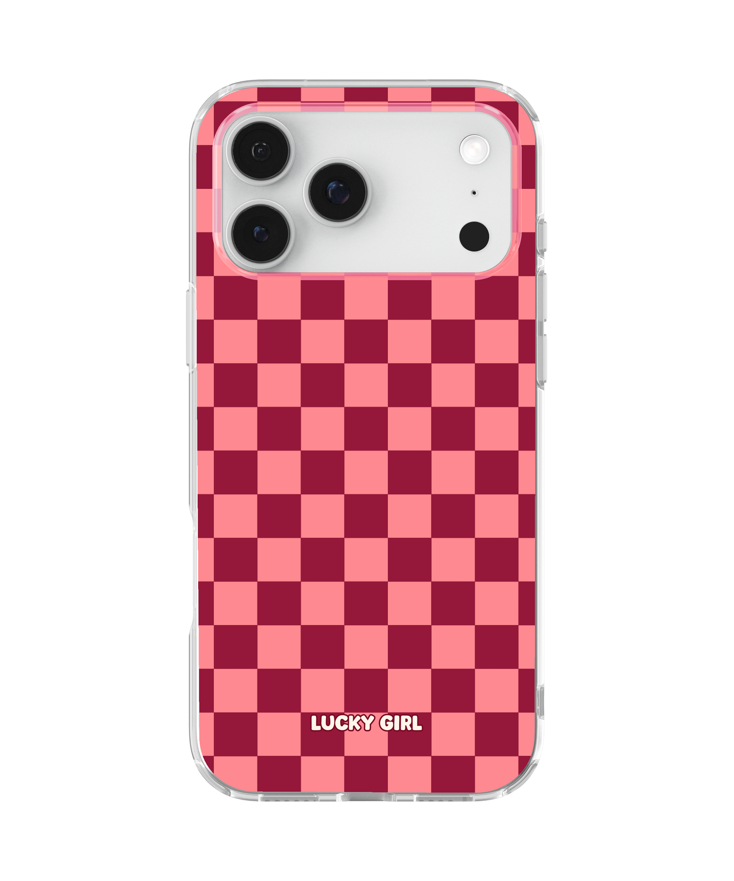 Love Checkers Clear Case Insert