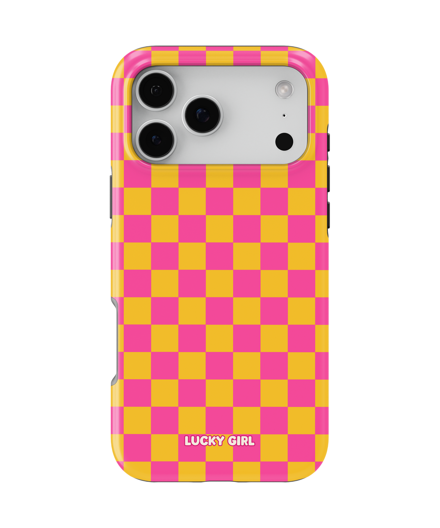 Pink Lemonade Checkers Phone Case