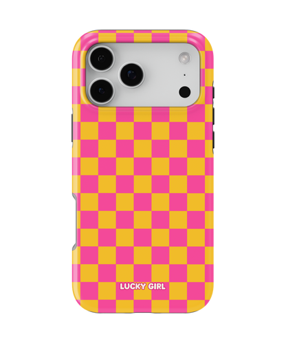Pink Lemonade Checkers Phone Case