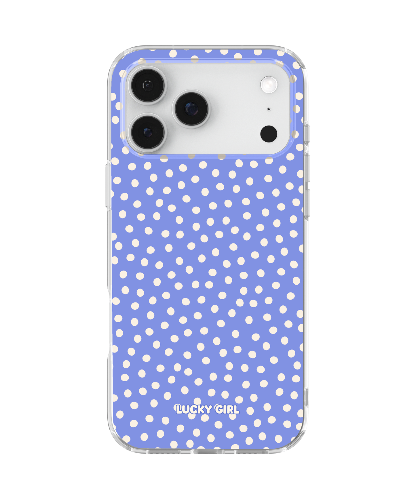 Bluebell Dots Clear Case Insert