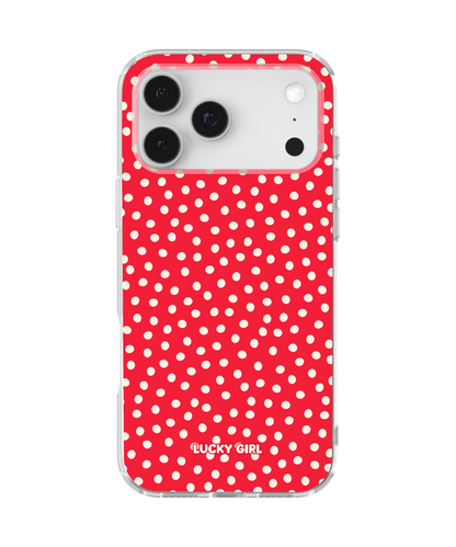 Vermillion Dots Clear Case Insert
