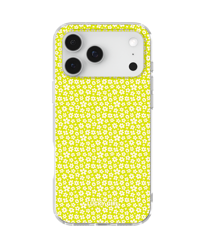 Electric Lime Little Blooms Clear Case Insert