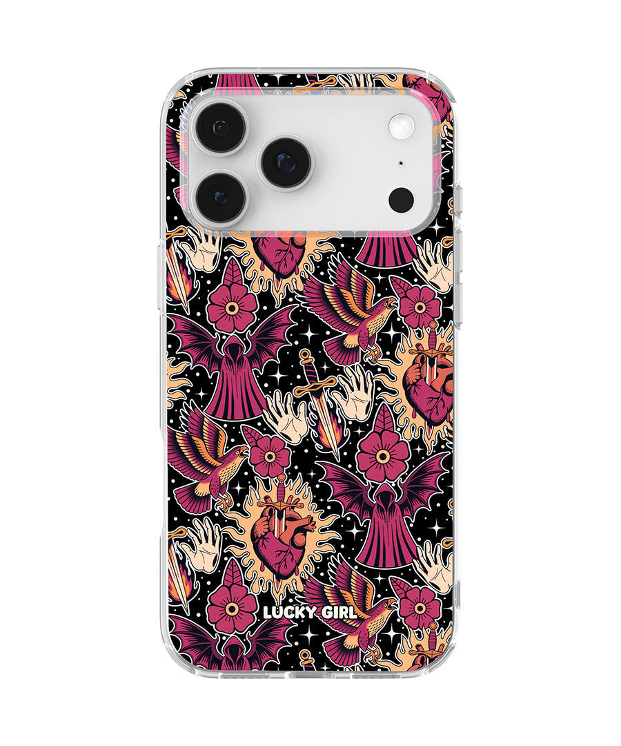 Silent Heart Clear Case Insert