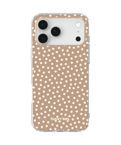 Chestnut Dots Clear Case Insert