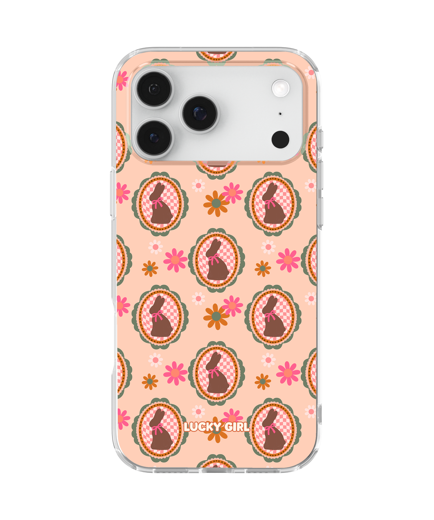 Chocolate Bunnies Clear Case Insert