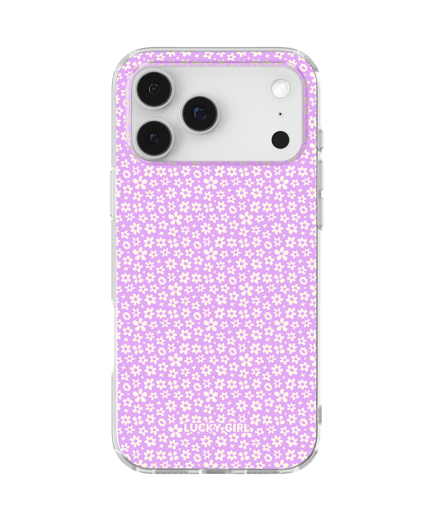Lavender Little Blooms Clear Case Insert