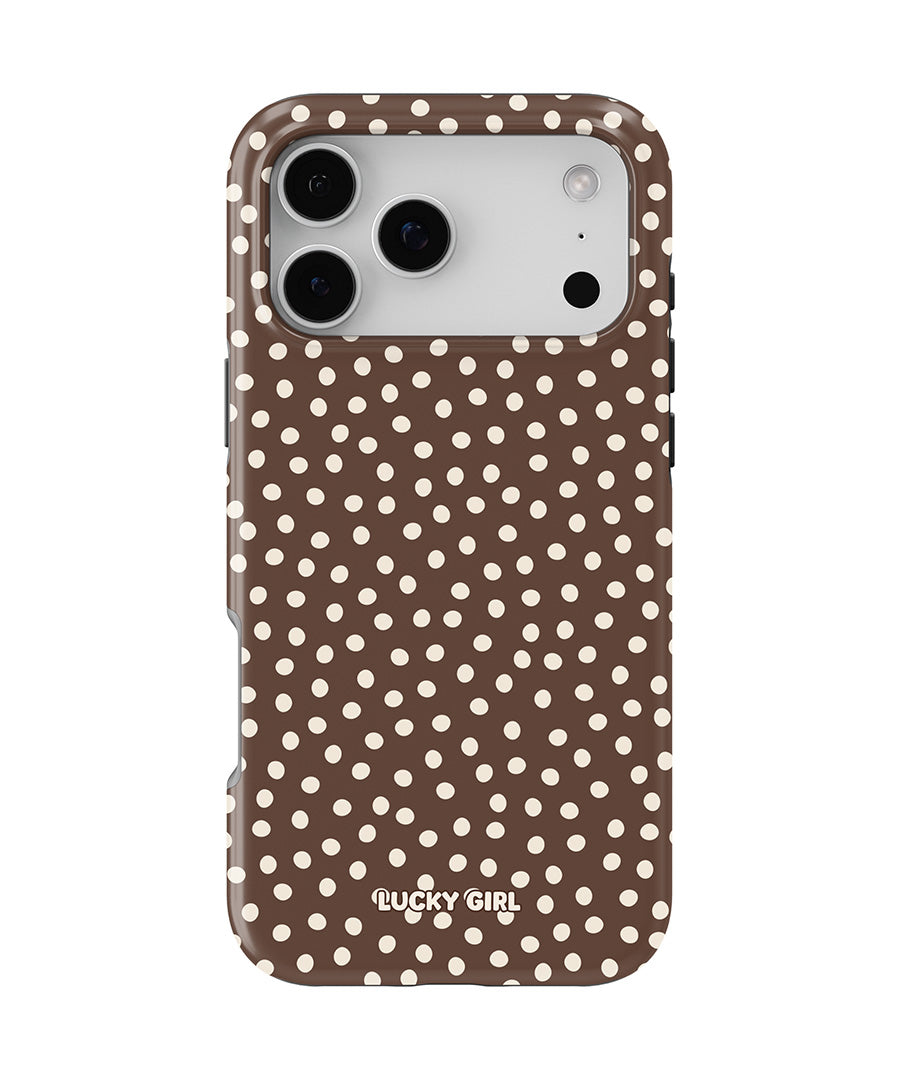 Espresso Dots Phone Case