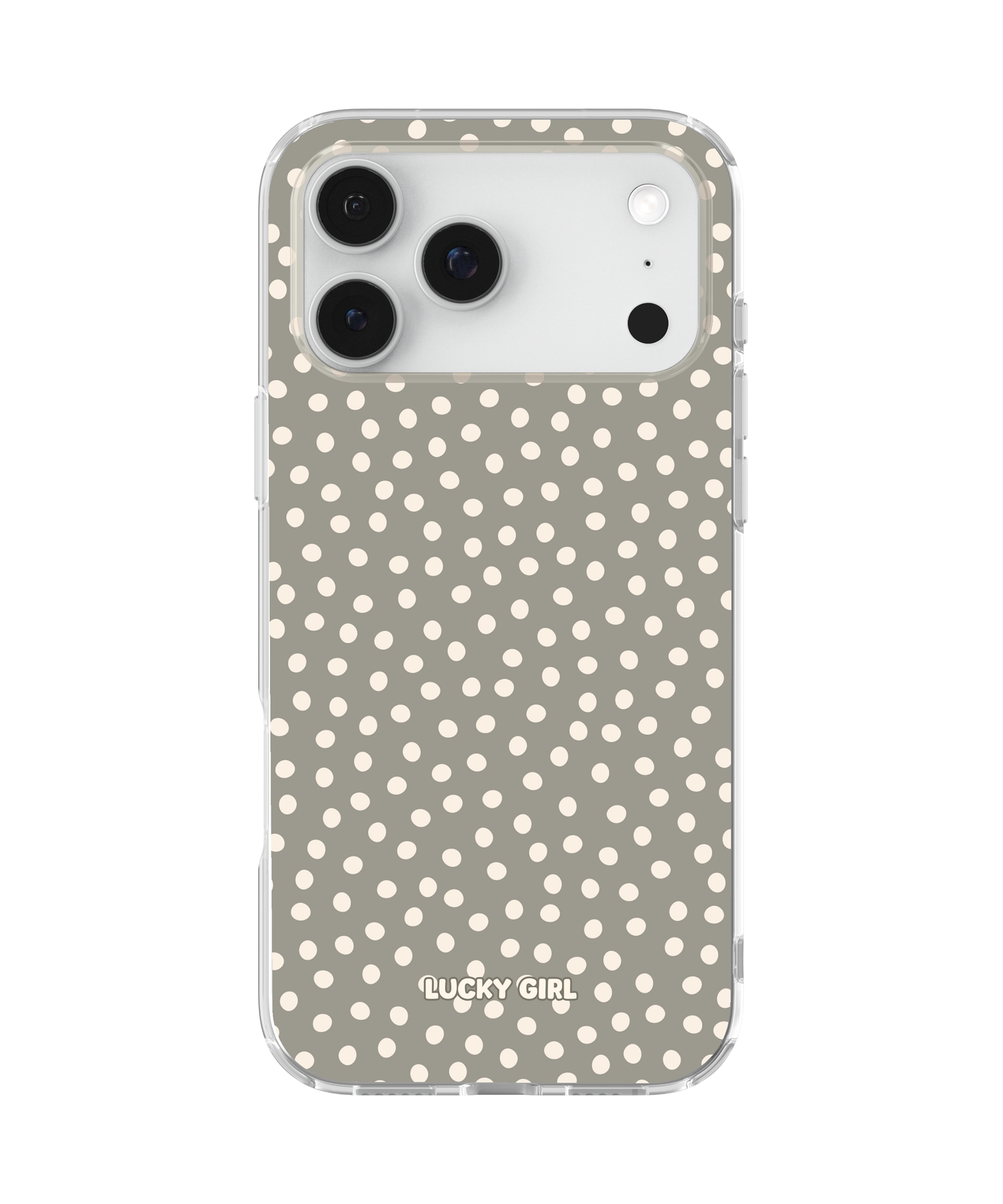 River Rock Dots Clear Case Insert