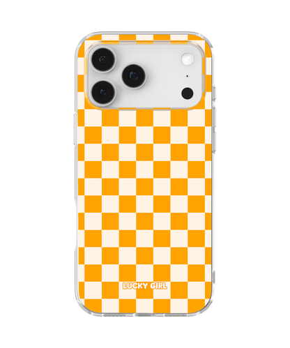 Creamsicle Checkers II Clear Case Insert