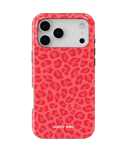 Vermillion Leopard Phone Case