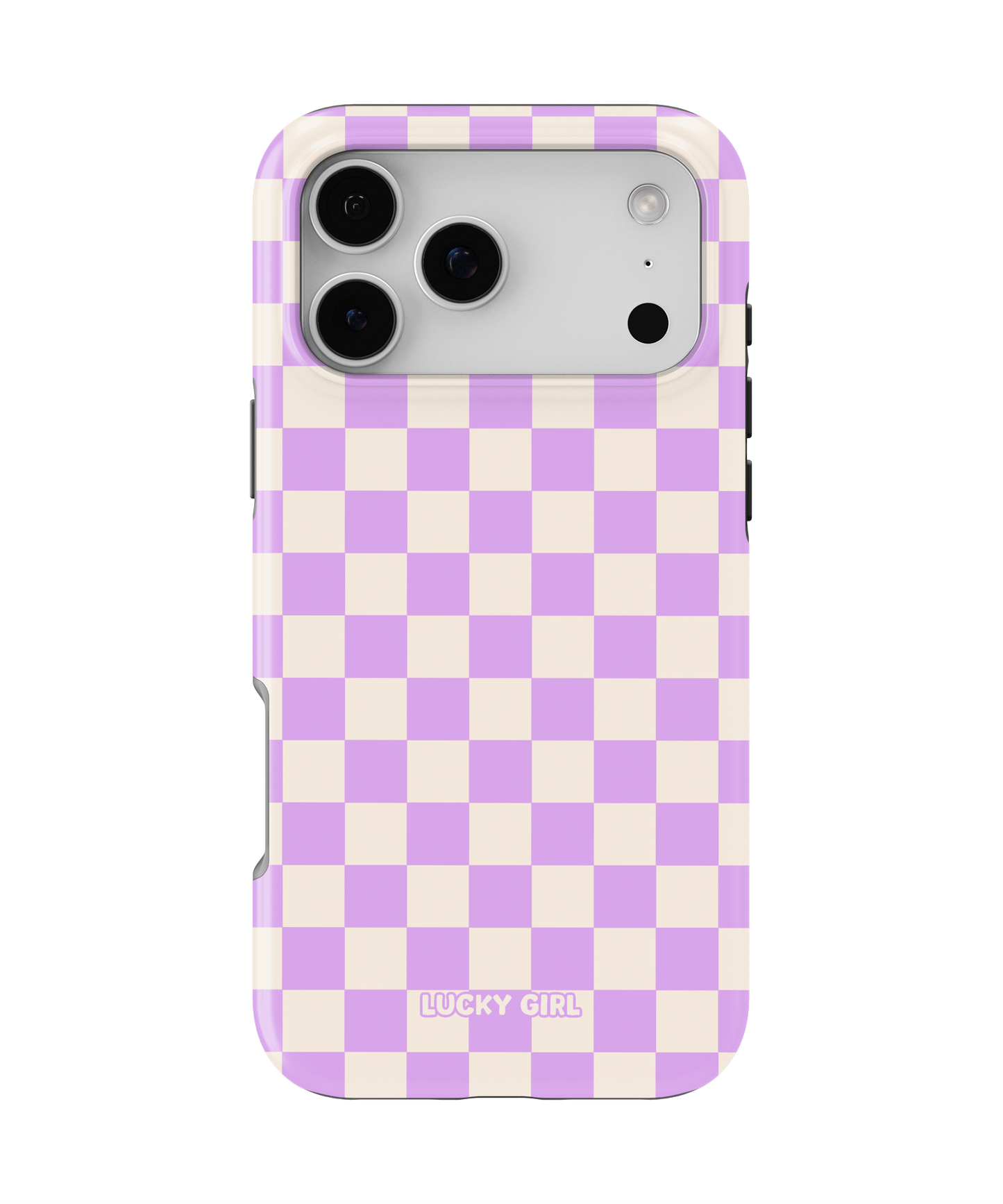 Lavender Checkers II Phone Case