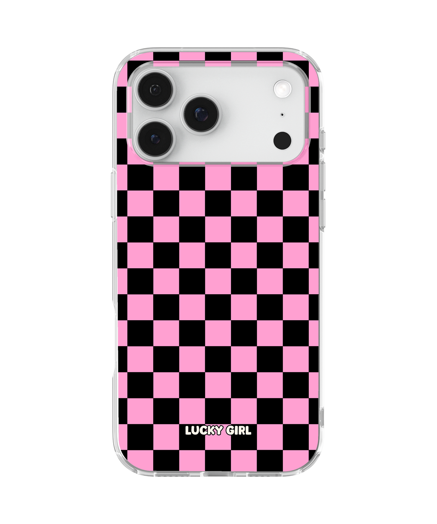 Bubblegum Checkers Clear Case Insert