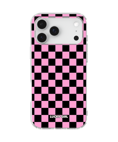 Bubblegum Checkers Clear Case Insert