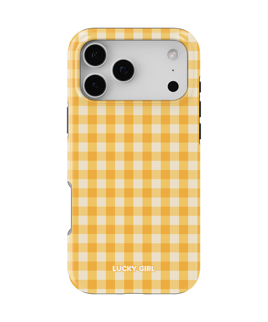 Sunshine Gingham Phone Case