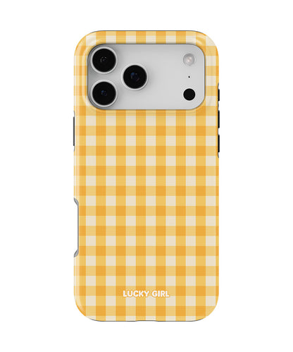 Sunshine Gingham Phone Case