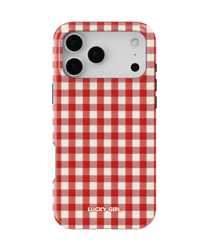 Apple Gingham Phone Case