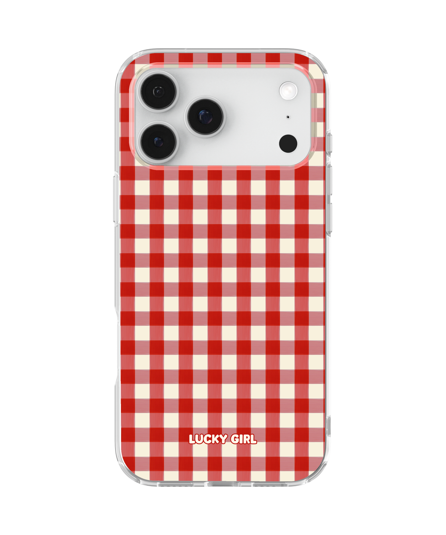 Apple Gingham Clear Case Insert