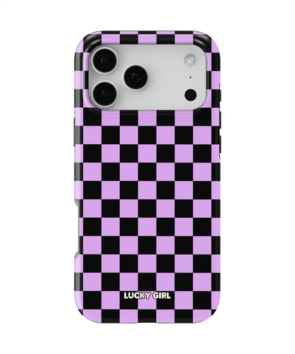 Lavender Checkers Phone Case