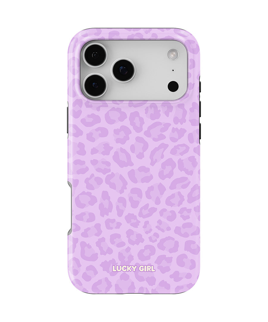 Lilac Leopard Phone Case