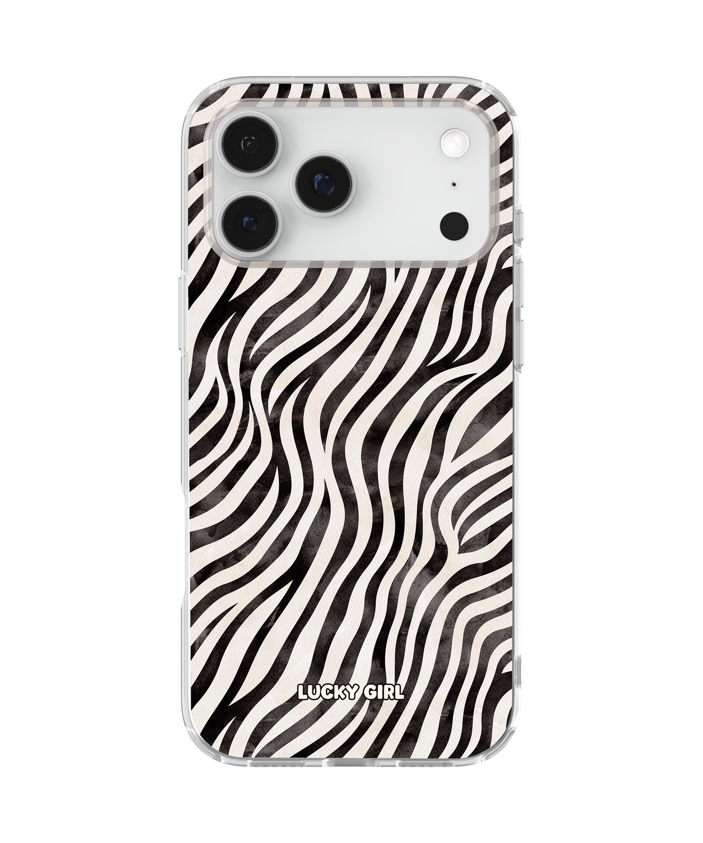 Classic Zebra Clear Case Insert
