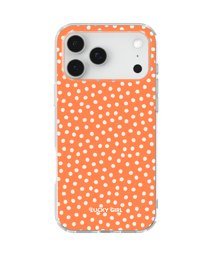 Tangerine Dots Clear Case Insert