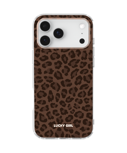 Espresso Leopard Clear Case Insert
