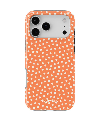 Tangerine Dots Phone Case