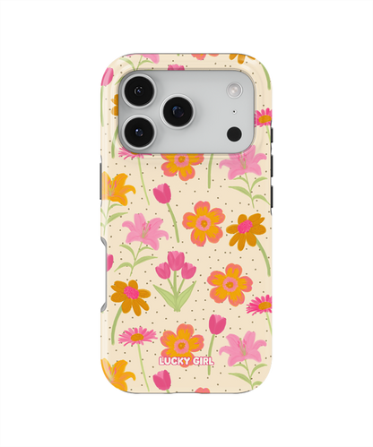 Polka Petals Phone Case