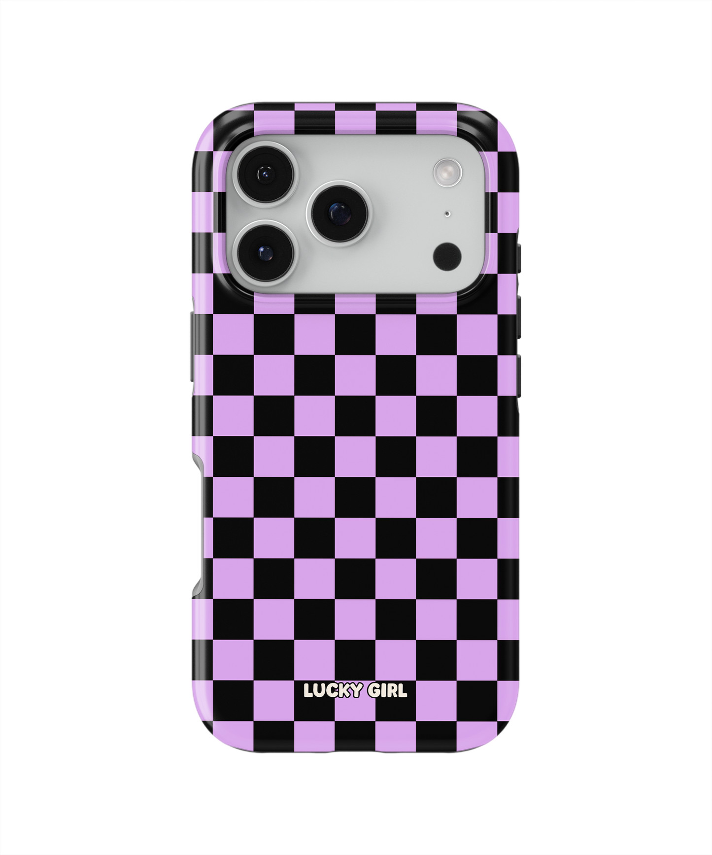 Lavender Checkers Phone Case