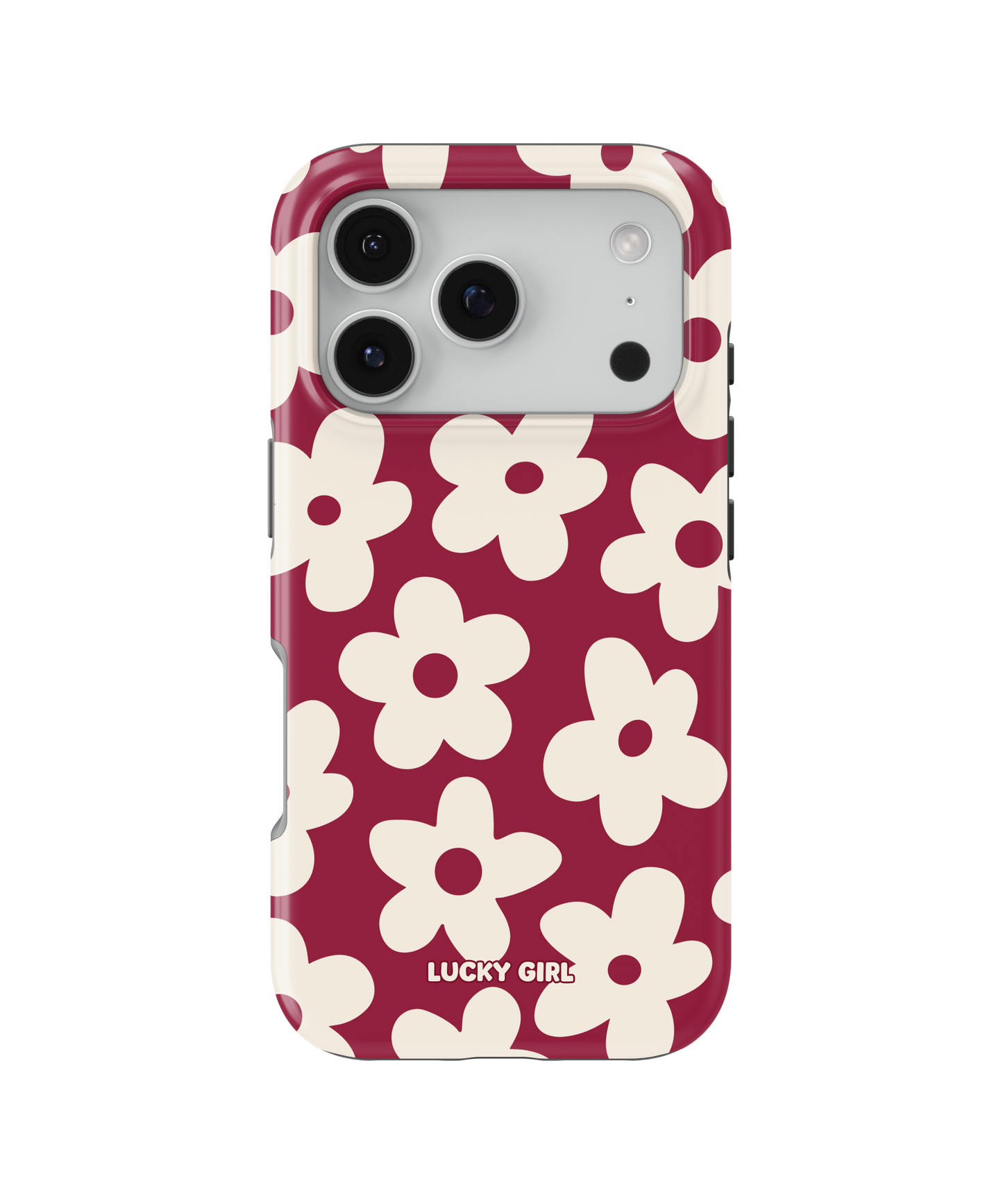 Black Cherry Big Blooms Phone Case