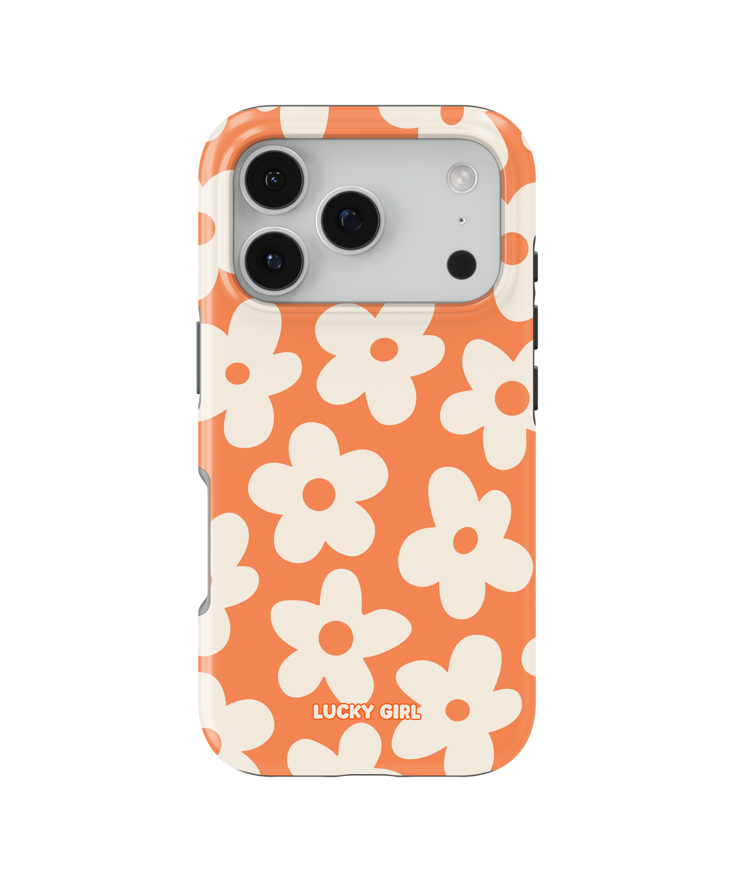 Tangerine Big Blooms Phone Case
