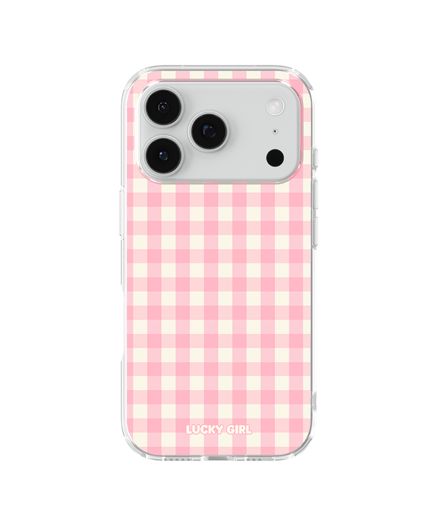 Cupcake Gingham Clear Case Insert