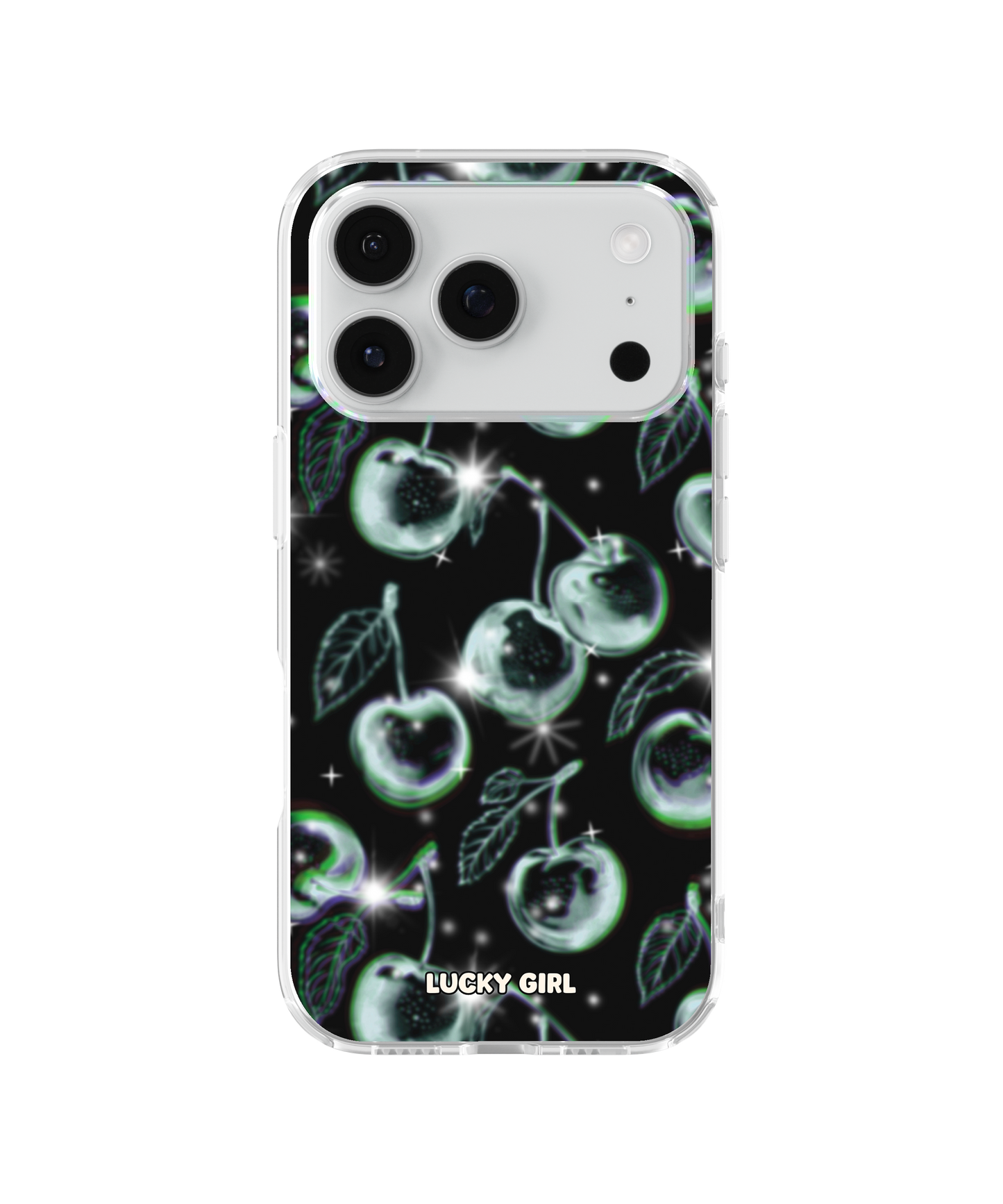 Chrome Cherries Clear Case Insert