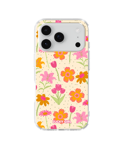 Polka Petals Clear Case Insert