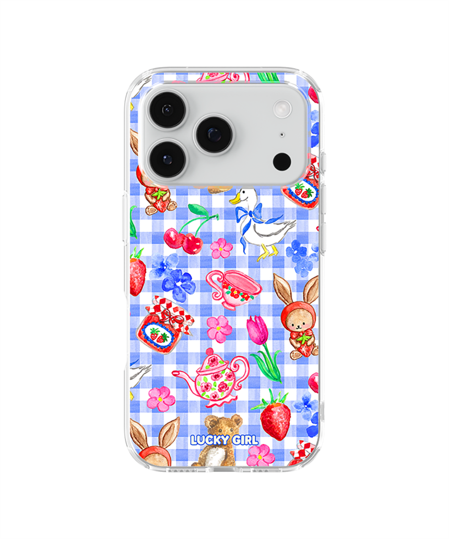 Gingham Goose Clear Case Insert