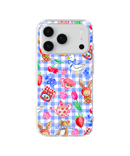 Gingham Goose Clear Case Insert