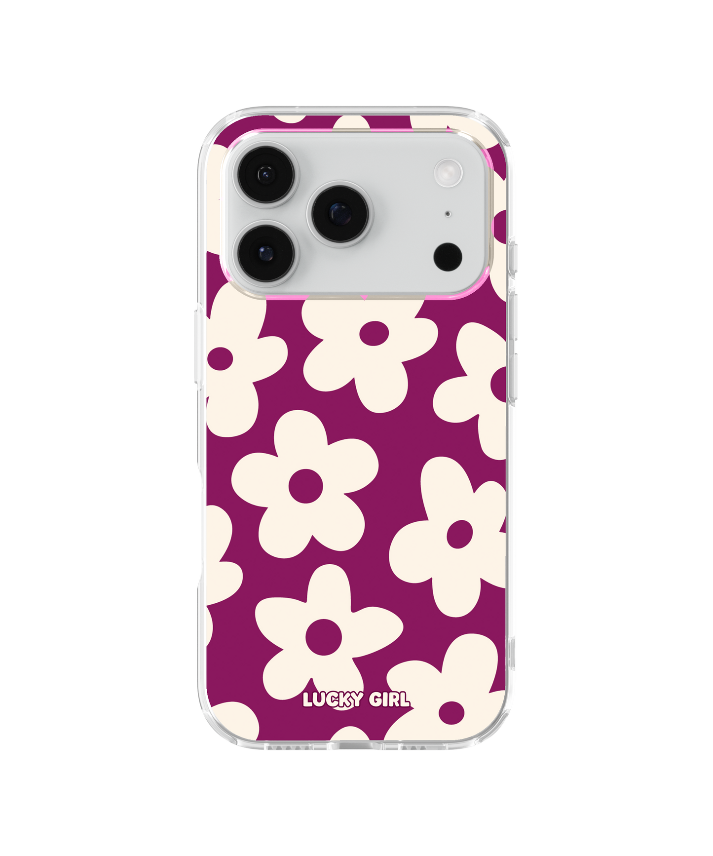 Velvet Big Blooms Clear Case Insert