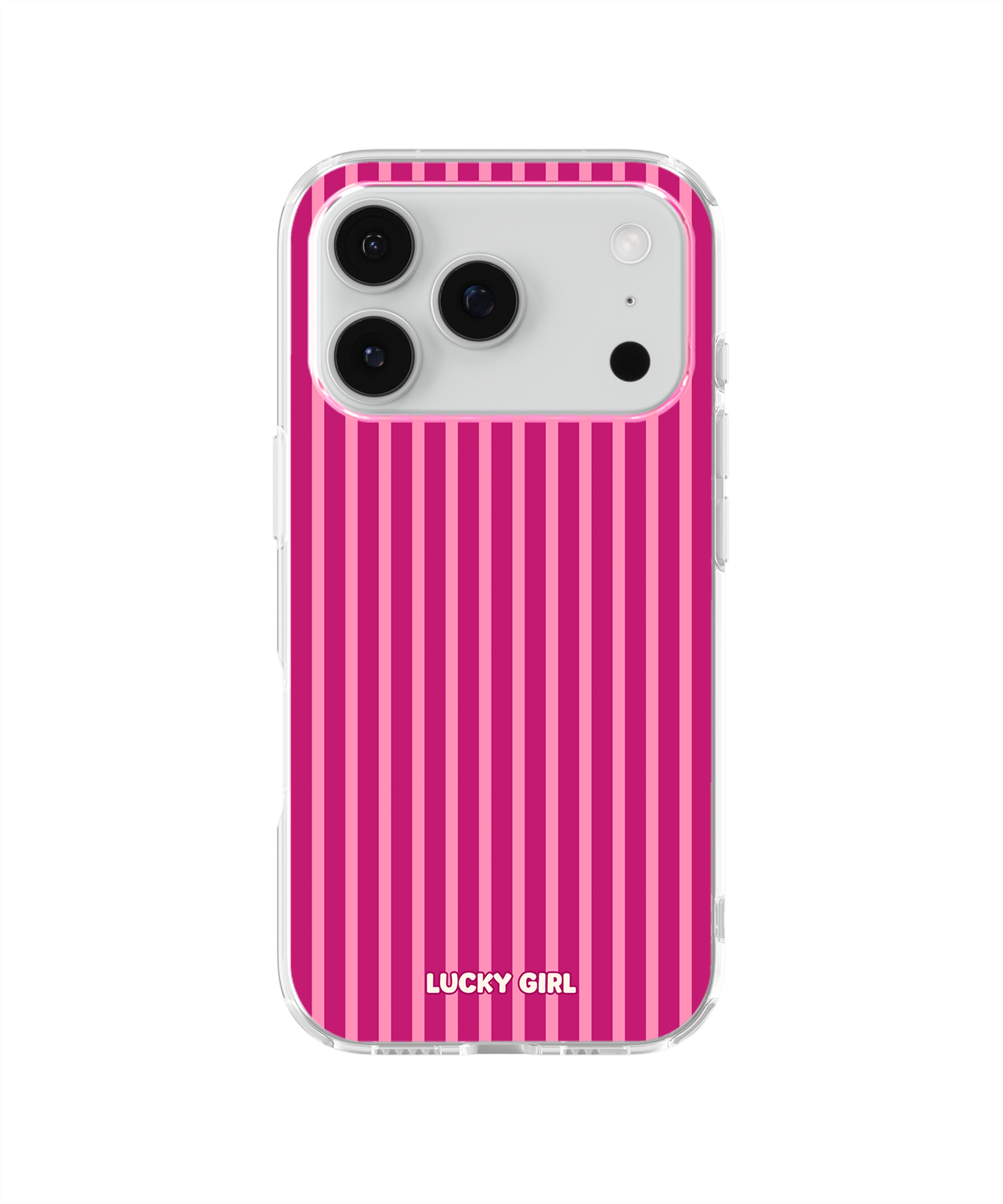 Berry Stripes Clear Case Insert
