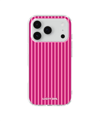 Berry Stripes Clear Case Insert