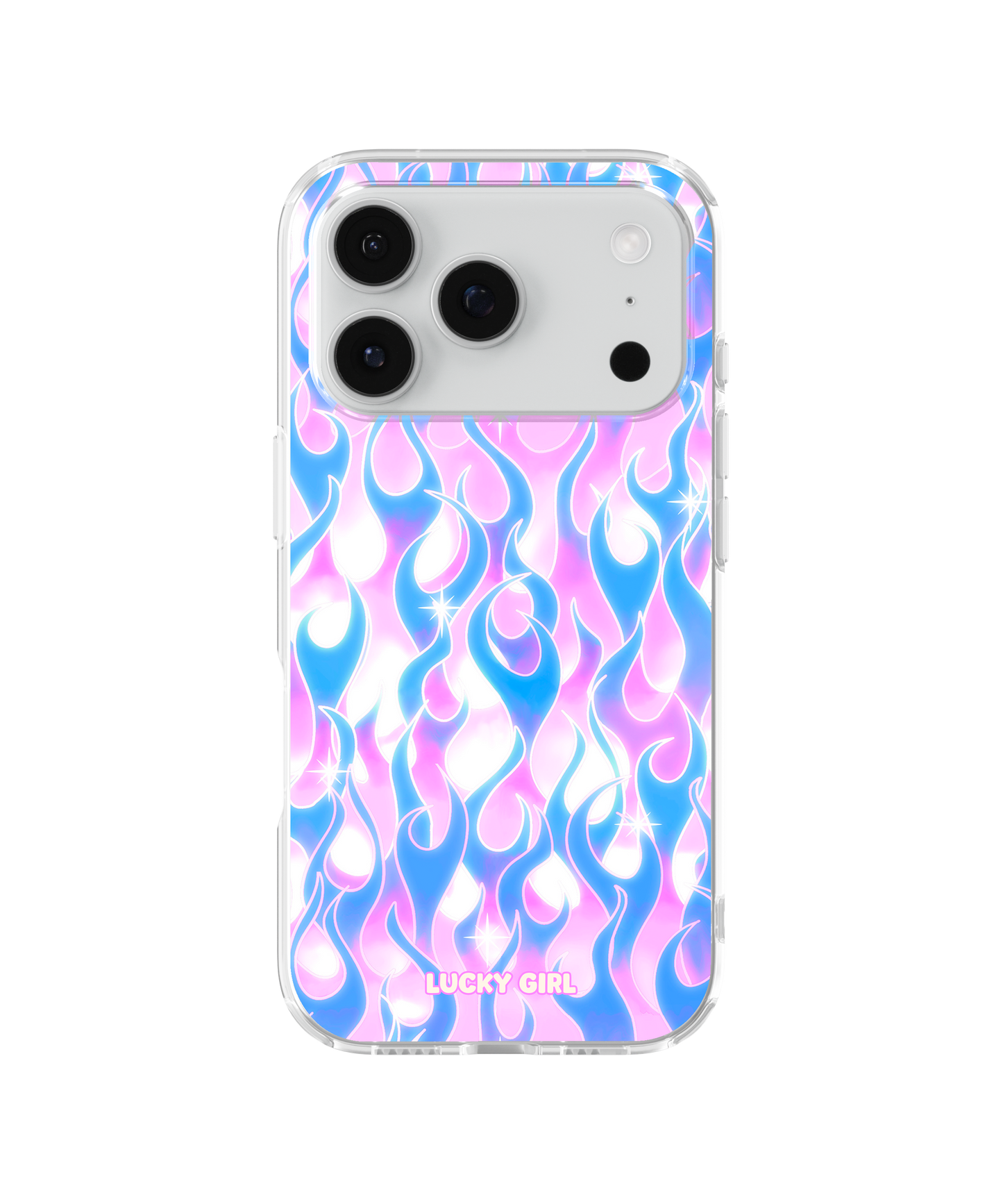 Ultraviolet Flames Clear Case Insert