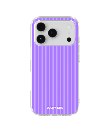 Ube Stripes Clear Case Insert