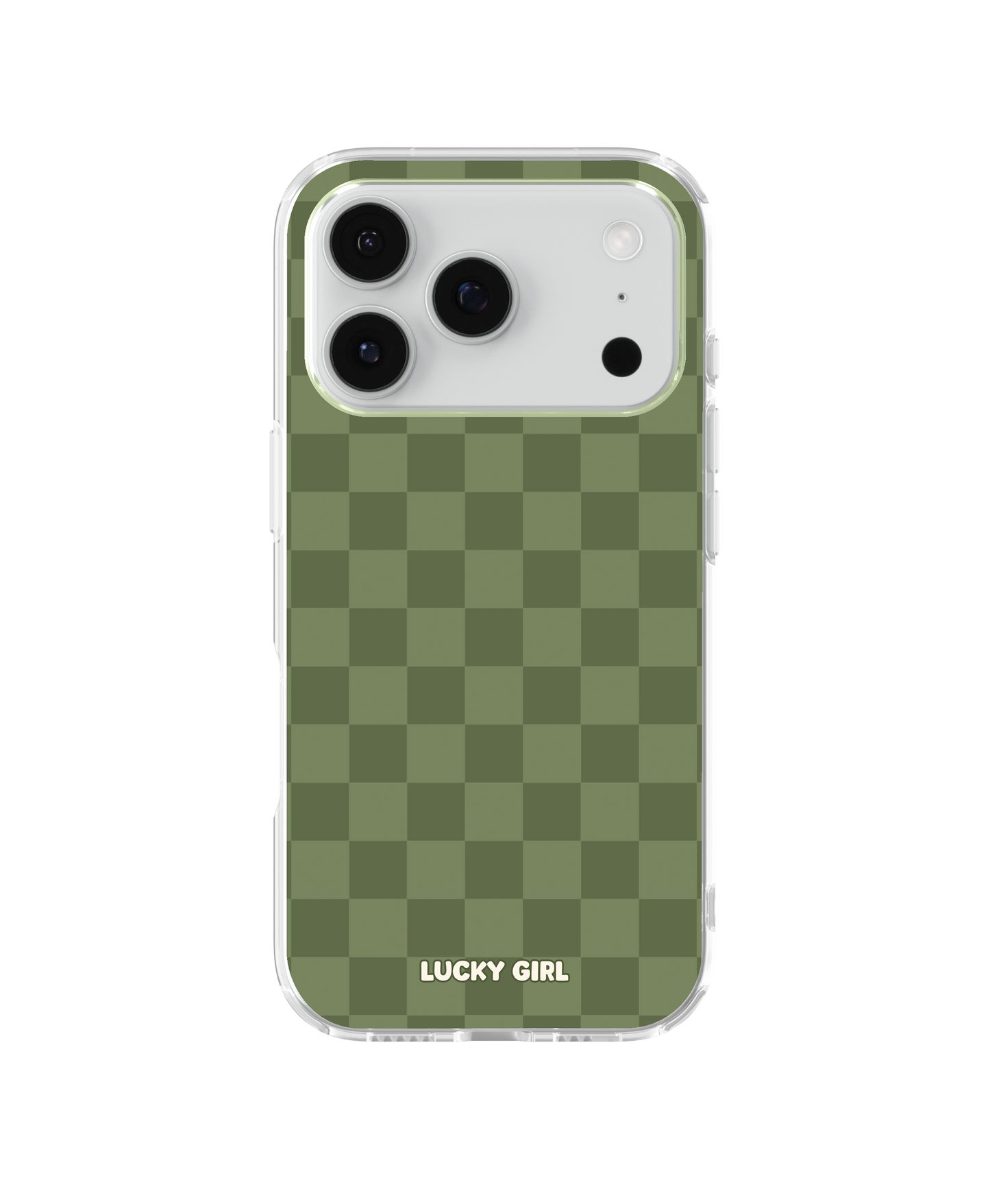 Moss Checkers Clear Case Insert