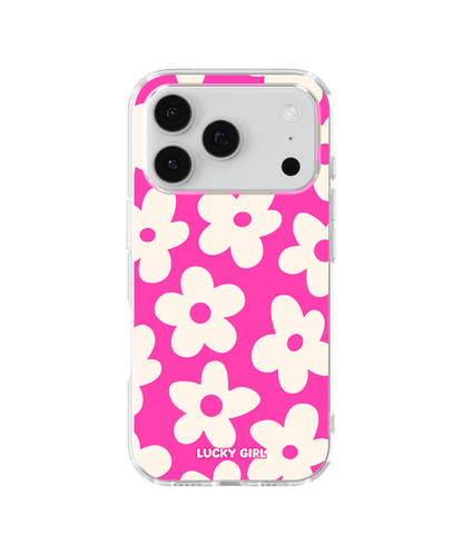 Raspberry Big Blooms Clear Case Insert