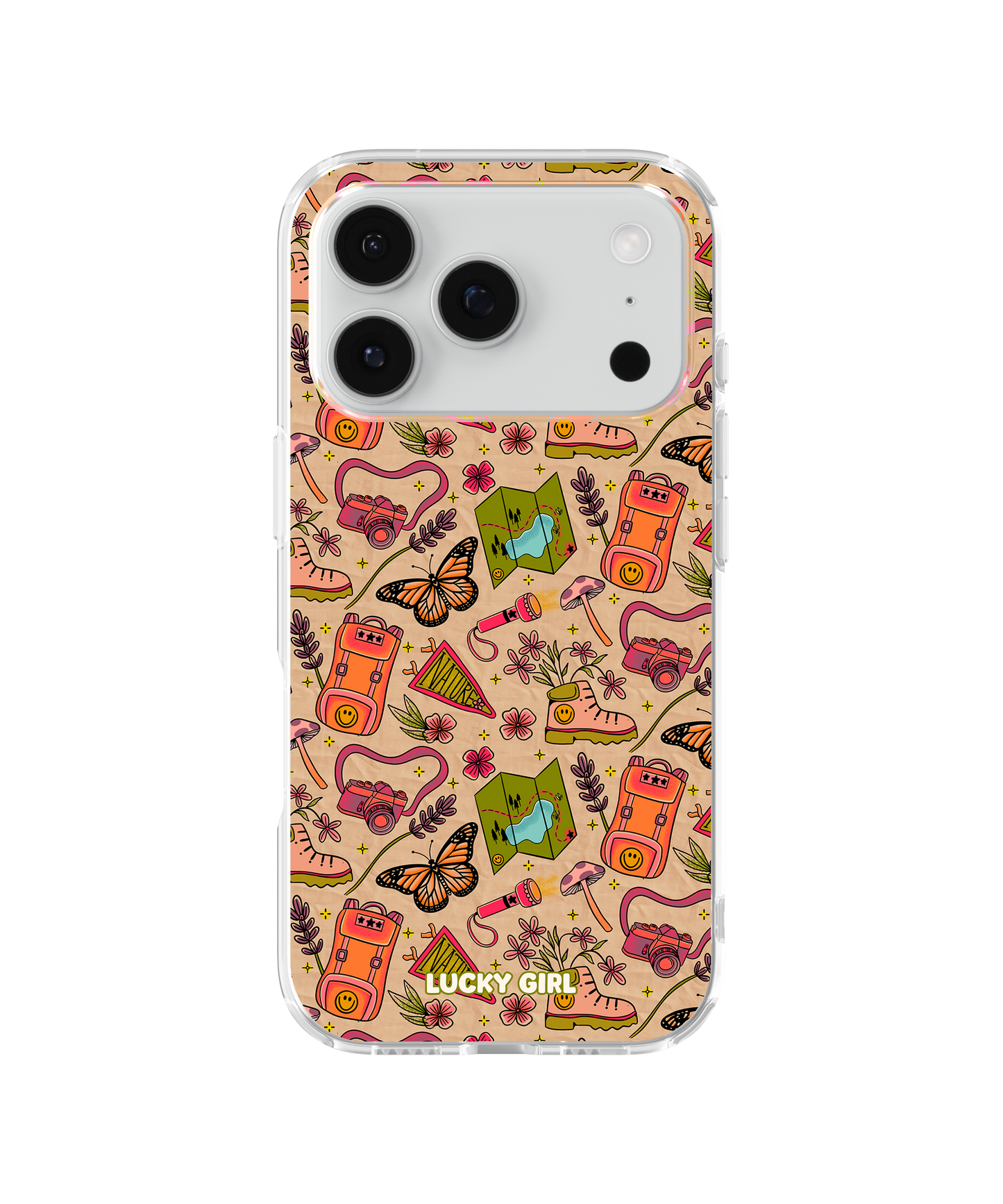 Happy Camper Clear Case Insert