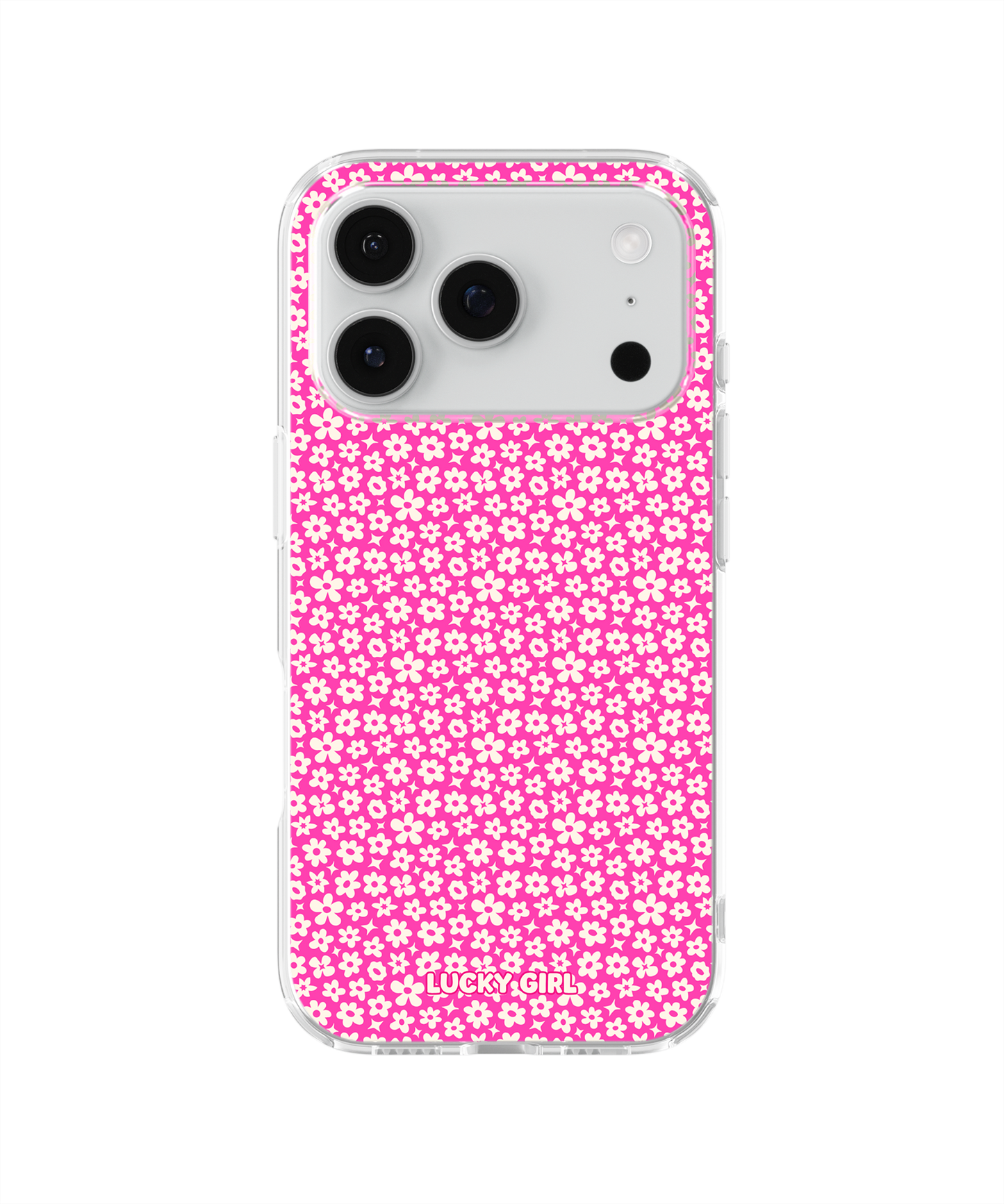Raspberry Little Blooms Clear Case Insert