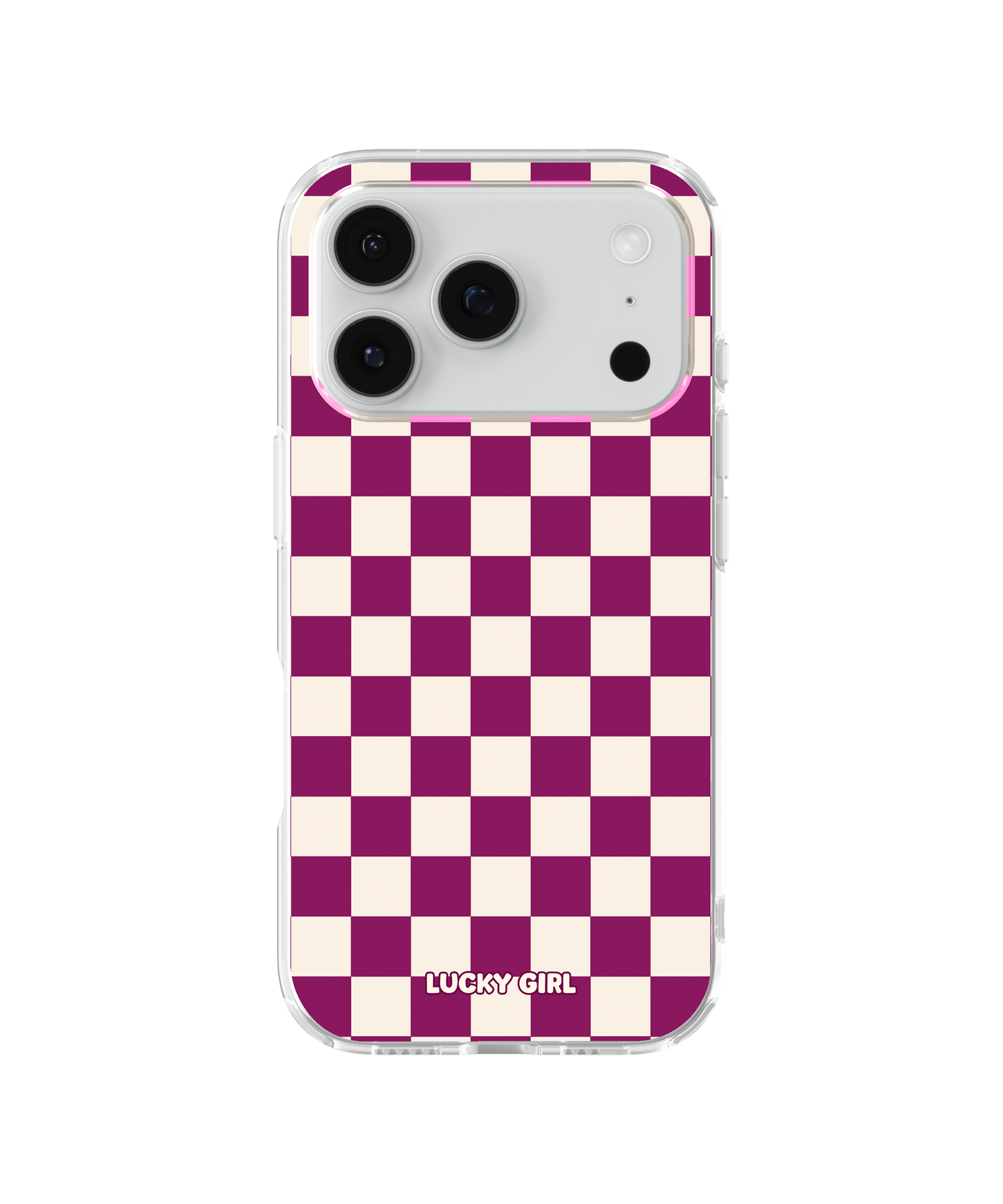 Velvet Checkers II Clear Case Insert