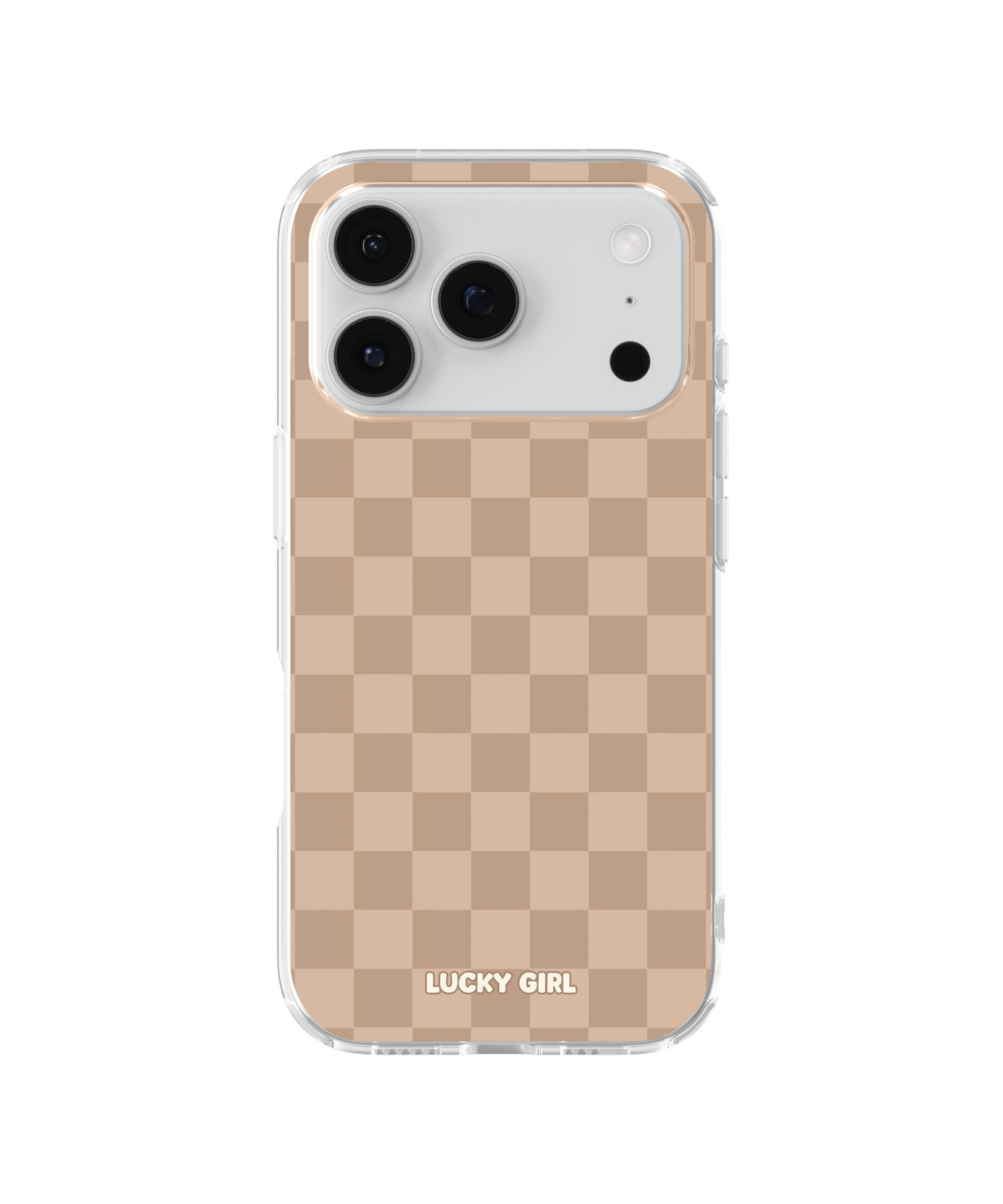 Chestnut Checkers Clear Case Insert