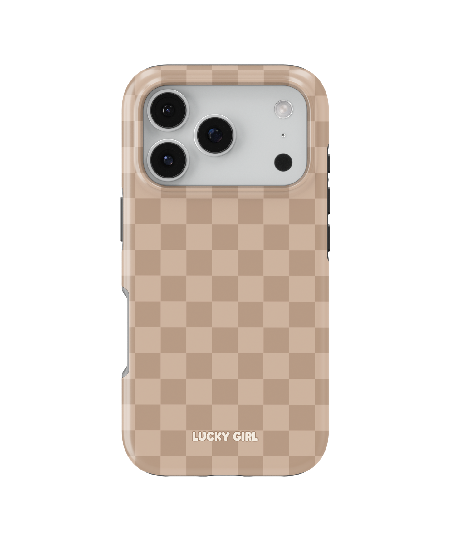 Chestnut Checkers Phone Case