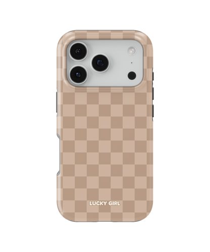 Chestnut Checkers Phone Case